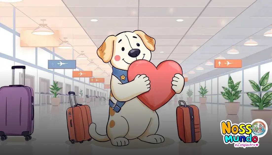 O papel crucial do cão de serviço para crianças com TEA
